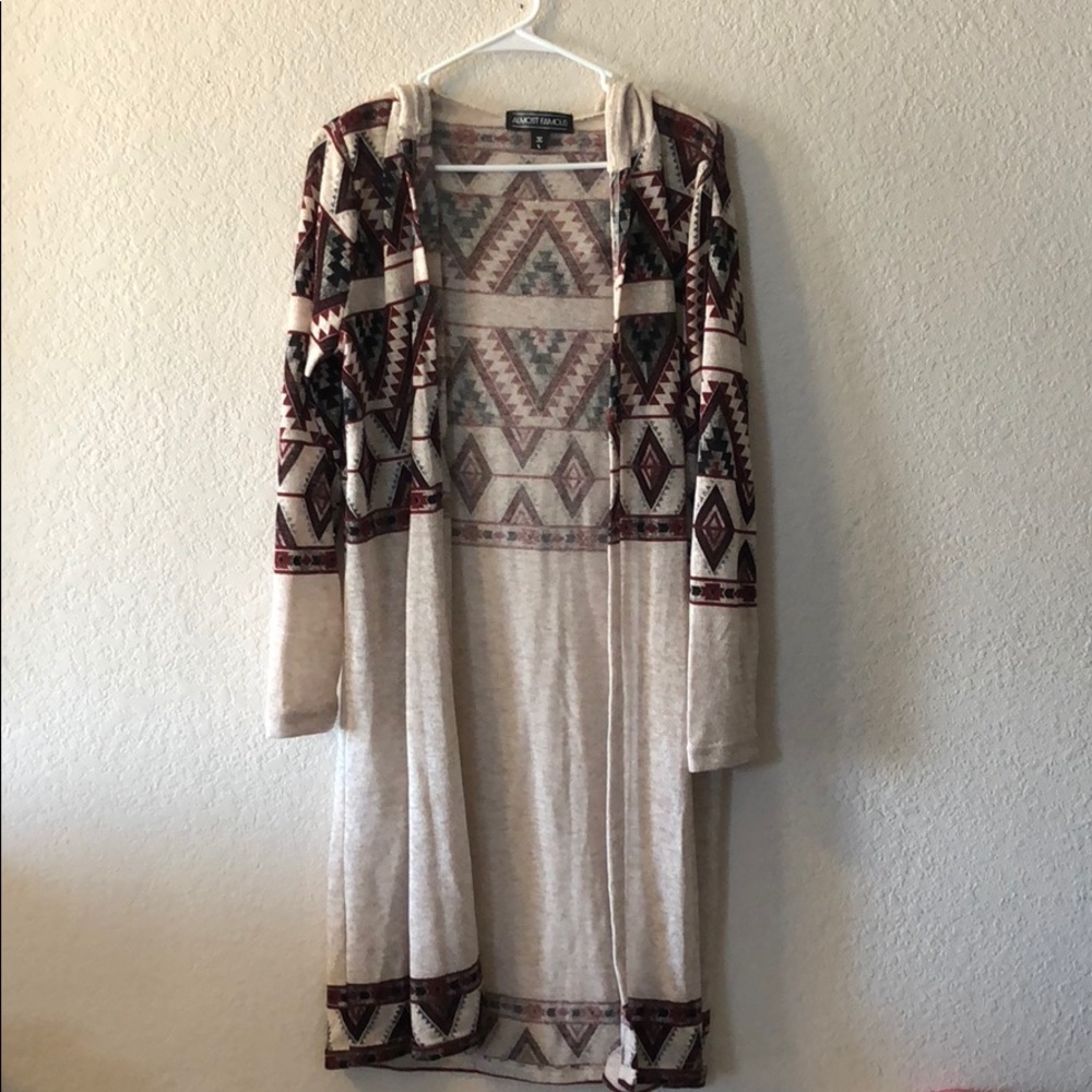 Almost Famous Hooded Cardigan